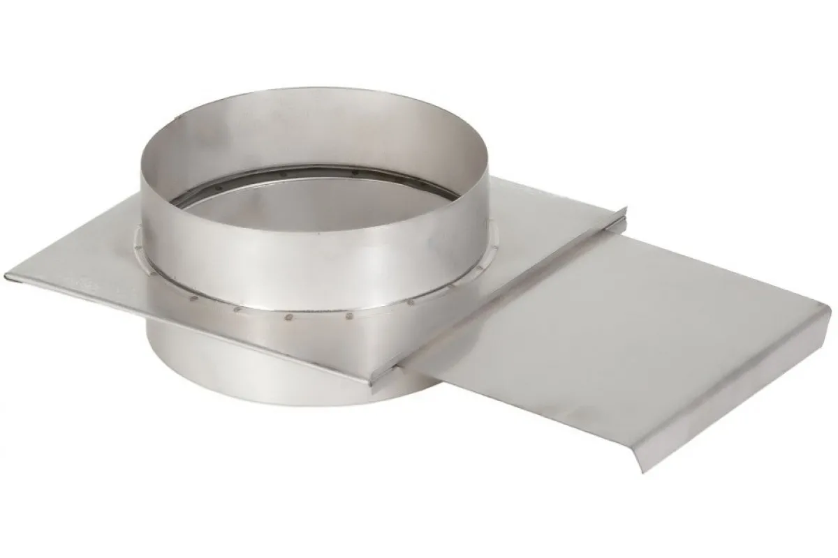 Шибер 900х0.7 мм оцинкованная сталь круглый прямой фланцевое