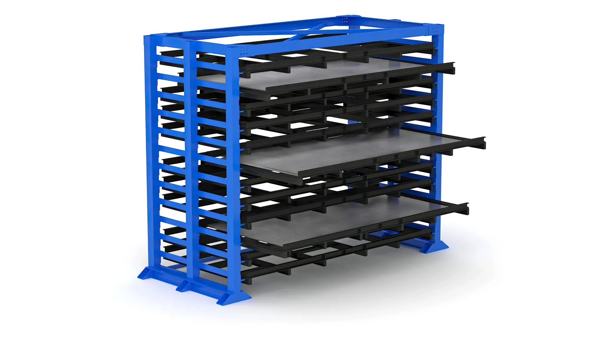 Стеллажи металлические бытовые 905х800х200 мм кол-во пол 4 шт  30 кг полимерно-порошковое RAL 9005